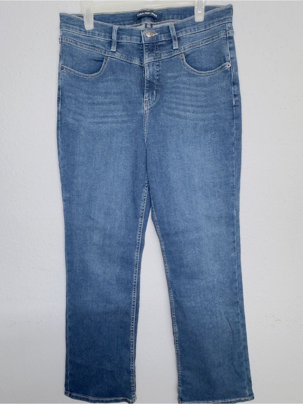 Calvin Klein Light Blue Straight-Leg Women's Jeans